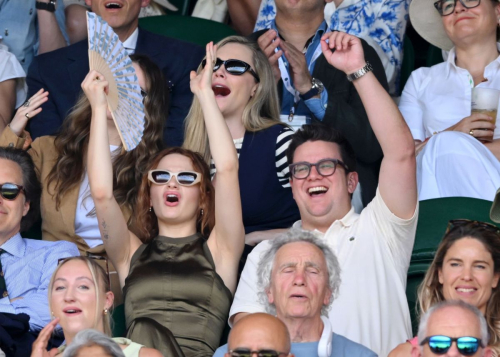 Cara Delevingne and Joey King at Wimbledon, July 2025 1