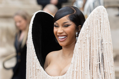 Cardi B at Schiaparelli couture Paris, July 2025 1