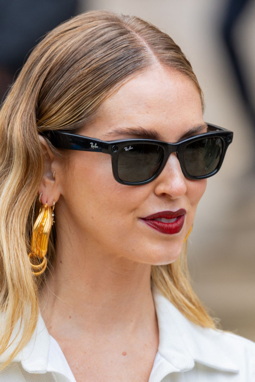 Chiara Ferragni at Schiaparelli runway Paris, July 2025 1
