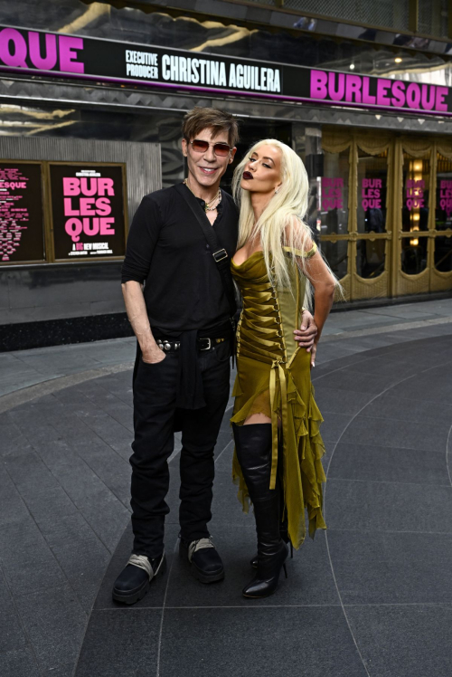Christina Aguilera at Burlesque photocall in London 2