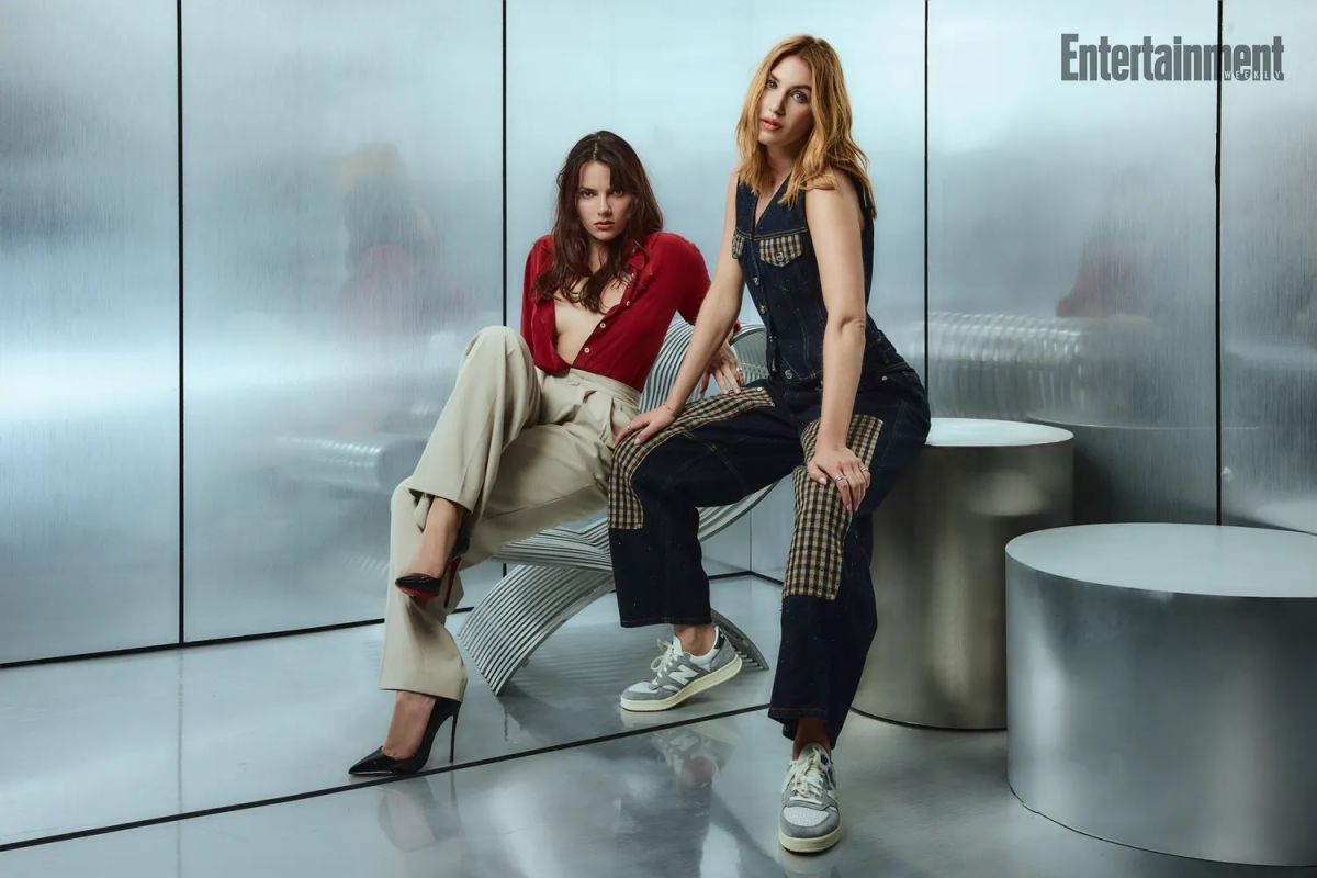 Dafne Keen and Sophie Nelisse at EW Studio July 2025