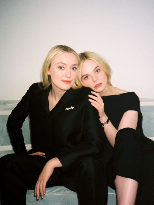 Dakota and Elle Fanning for Lewellen Pictures, March 2025
