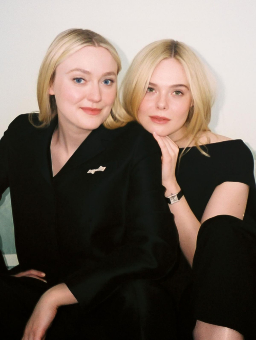 Dakota and Elle Fanning for Lewellen Pictures, March 2025 6