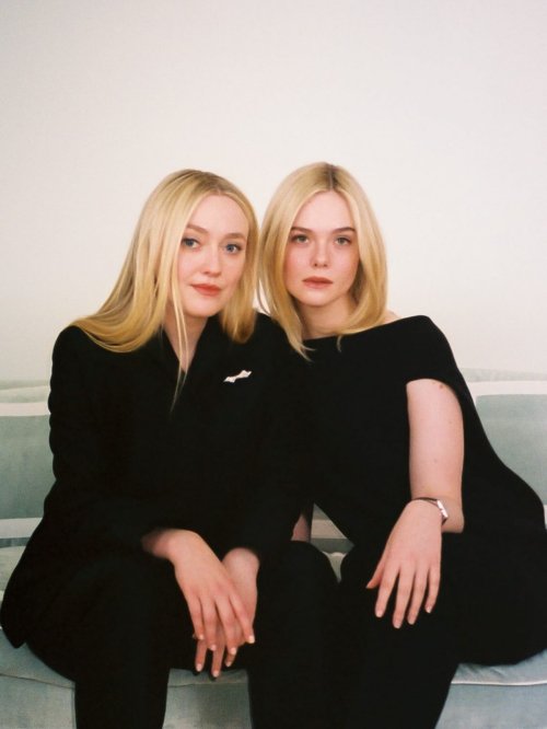 Dakota and Elle Fanning for Lewellen Pictures, March 2025 7