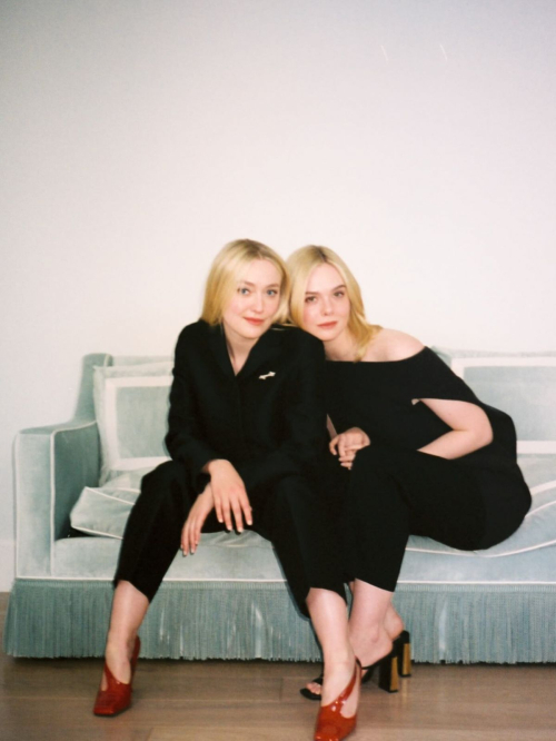 Dakota and Elle Fanning for Lewellen Pictures, March 2025 8