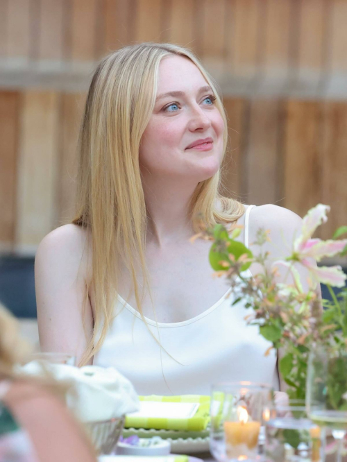 Dakota Fanning at InStyle Dinner LA Event, July 2025