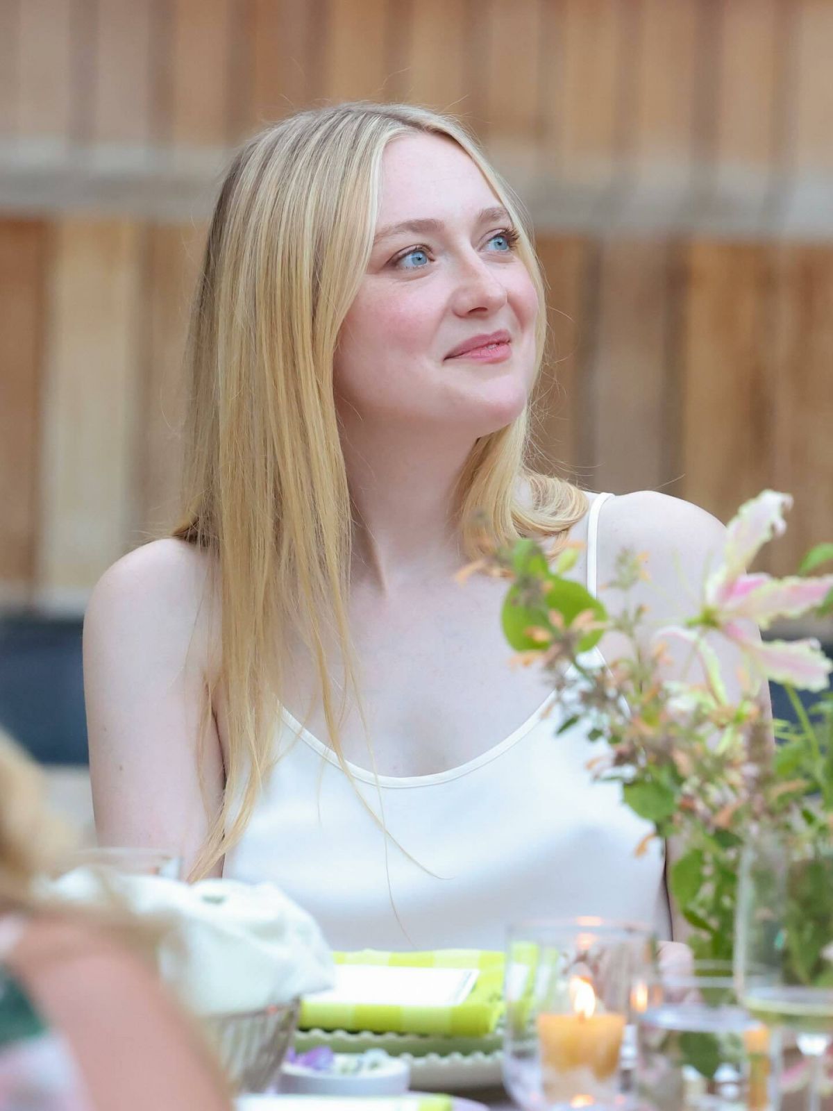 Dakota Fanning at InStyle Dinner LA Event, July 2025