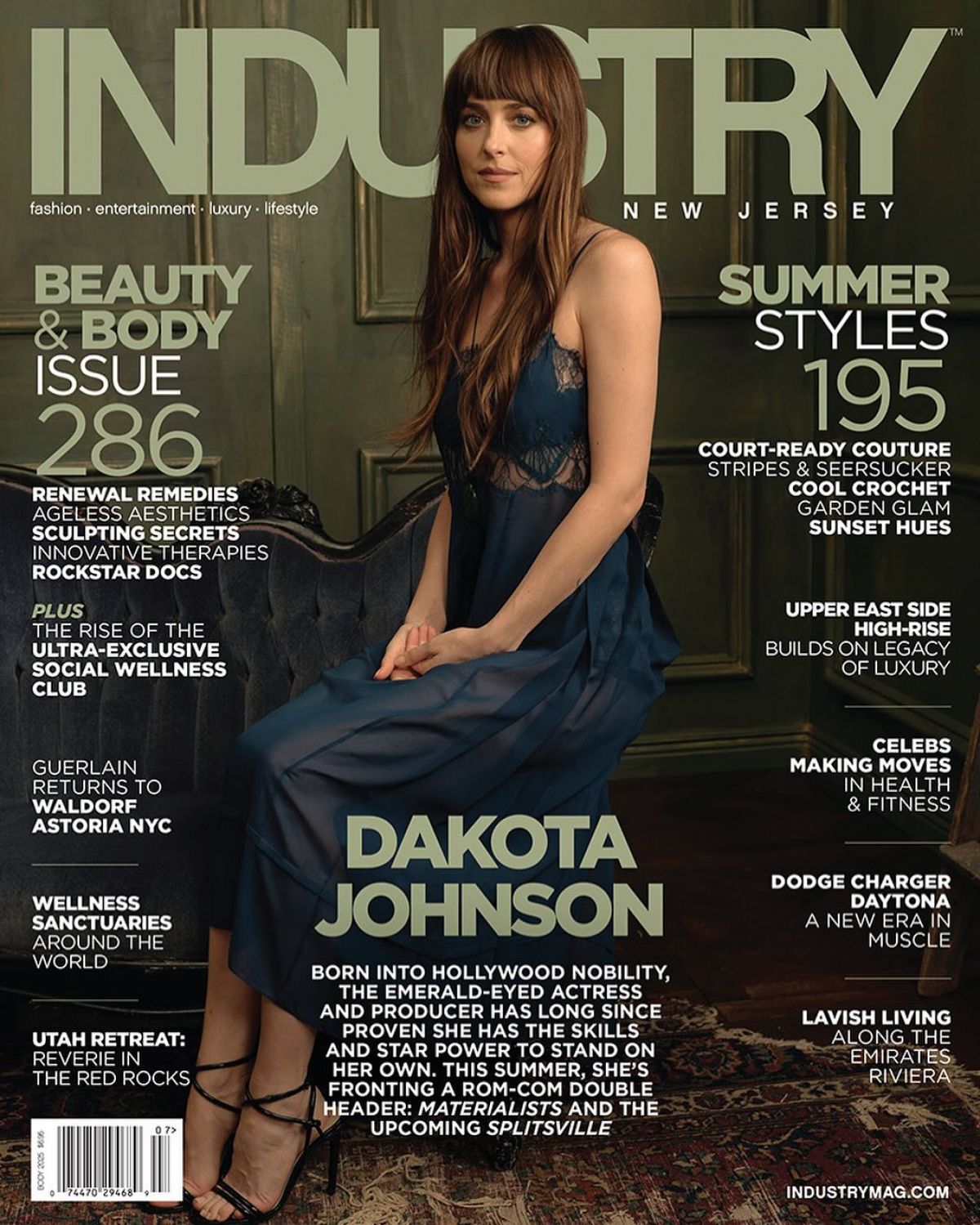 Dakota Johnson in Industry NJ magazine, Aug 2025