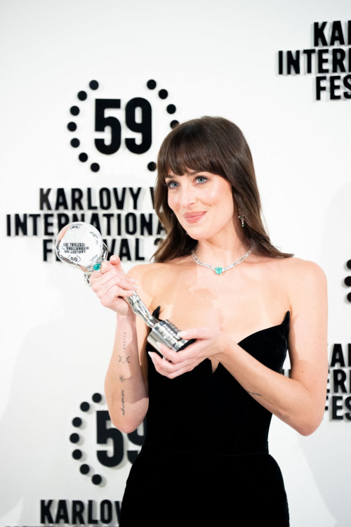Dakota Johnson wins KVIFF President’s Award, July 2025