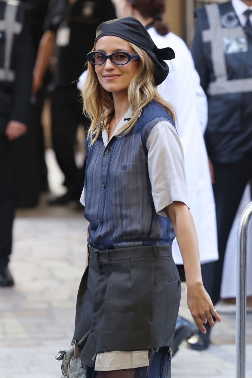Dianna Agron at Maison Margiela PFW Show, Jul 2025 5