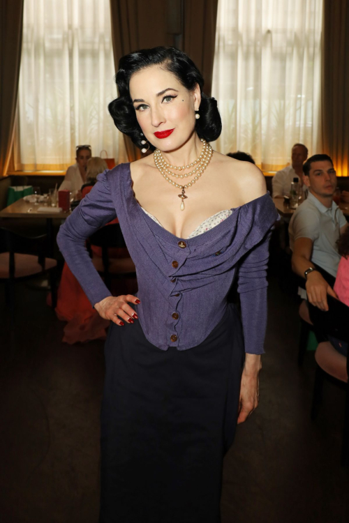 Dita Von Teese at Pride Brunch London, July 2025