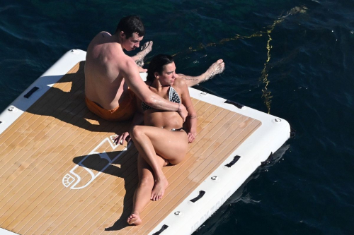 Dua Lipa in Bikini with Callum Turner in Amalfi, June 2025 7