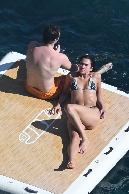 Dua Lipa in Bikini with Callum Turner in Amalfi, June 2025 8