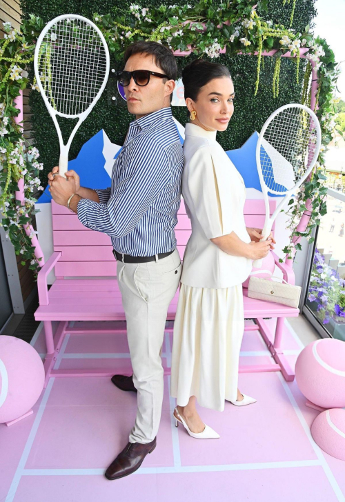 Ed Westwick at Wimbledon Day 11 Match, July 2025 1
