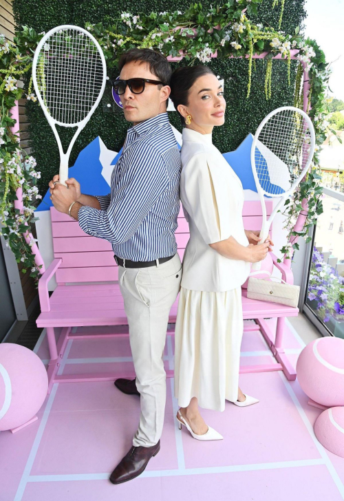 Ed Westwick at Wimbledon Day 11 Match, July 2025 4
