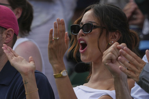 Eiza Gonzalez at Wimbledon Day Four in London, July 2025 1