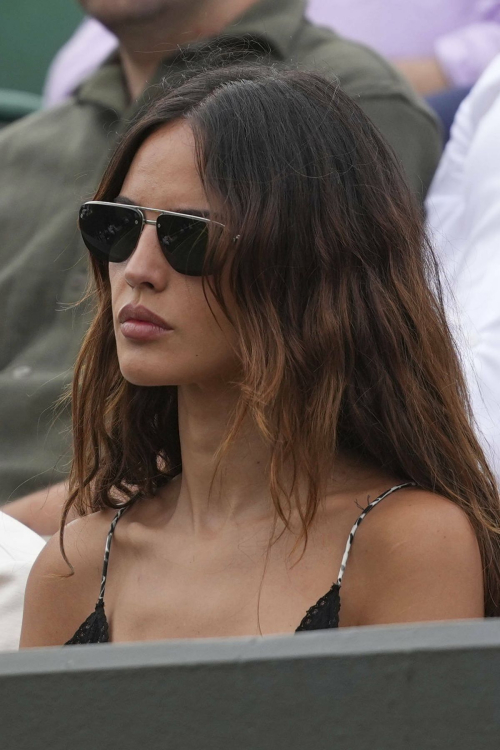Eiza Gonzalez at Wimbledon tennis London, July 2025