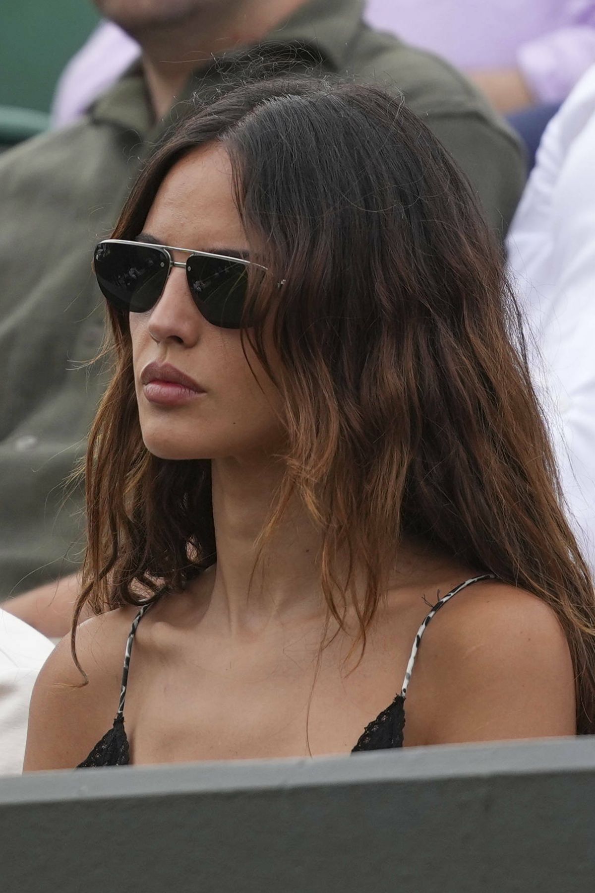 Eiza Gonzalez at Wimbledon tennis London, July 2025