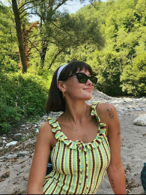 Ella Purnell elegant Instagram style, July 2025 3