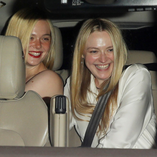Elle and Dakota Fanning Leave Dinner in Santa Monica, July 2025 5