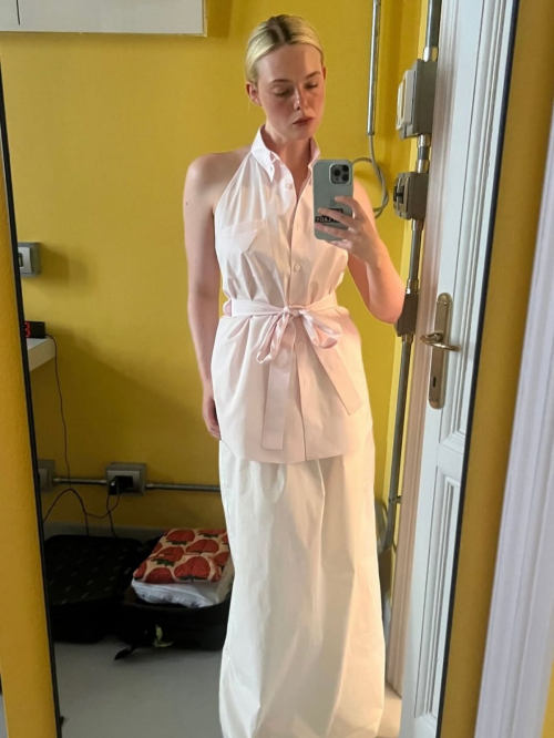 Elle Fanning Soft Glam Instagram Pics, July 2025 2