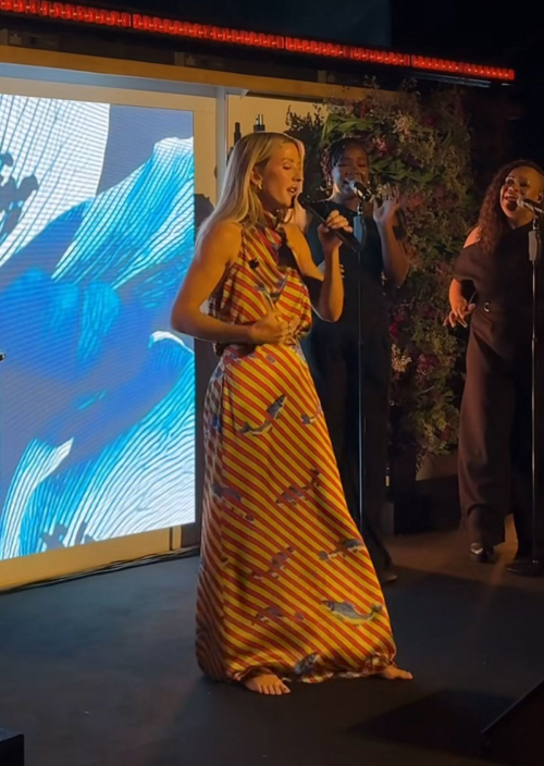 Ellie Goulding Performs at Yacht Dinner in Sicily, June 2025