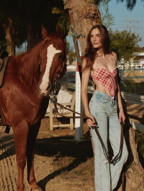 Emily Hall at Glam Summer Photoshoot, July 2025 3