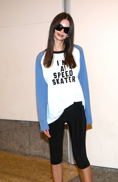 Emily Ratajkowski Leaves CBS Studios NYC, July 2025 2