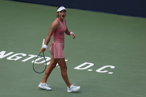 Emma Raducanu at DC Open 2nd Round July 2025 3