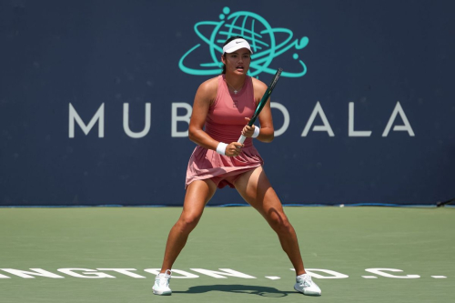 Emma Raducanu at DC Open Quarterfinal July 2025 1