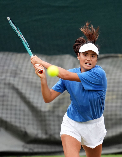 Emma Raducanu at Wimbledon Practice, July 2025