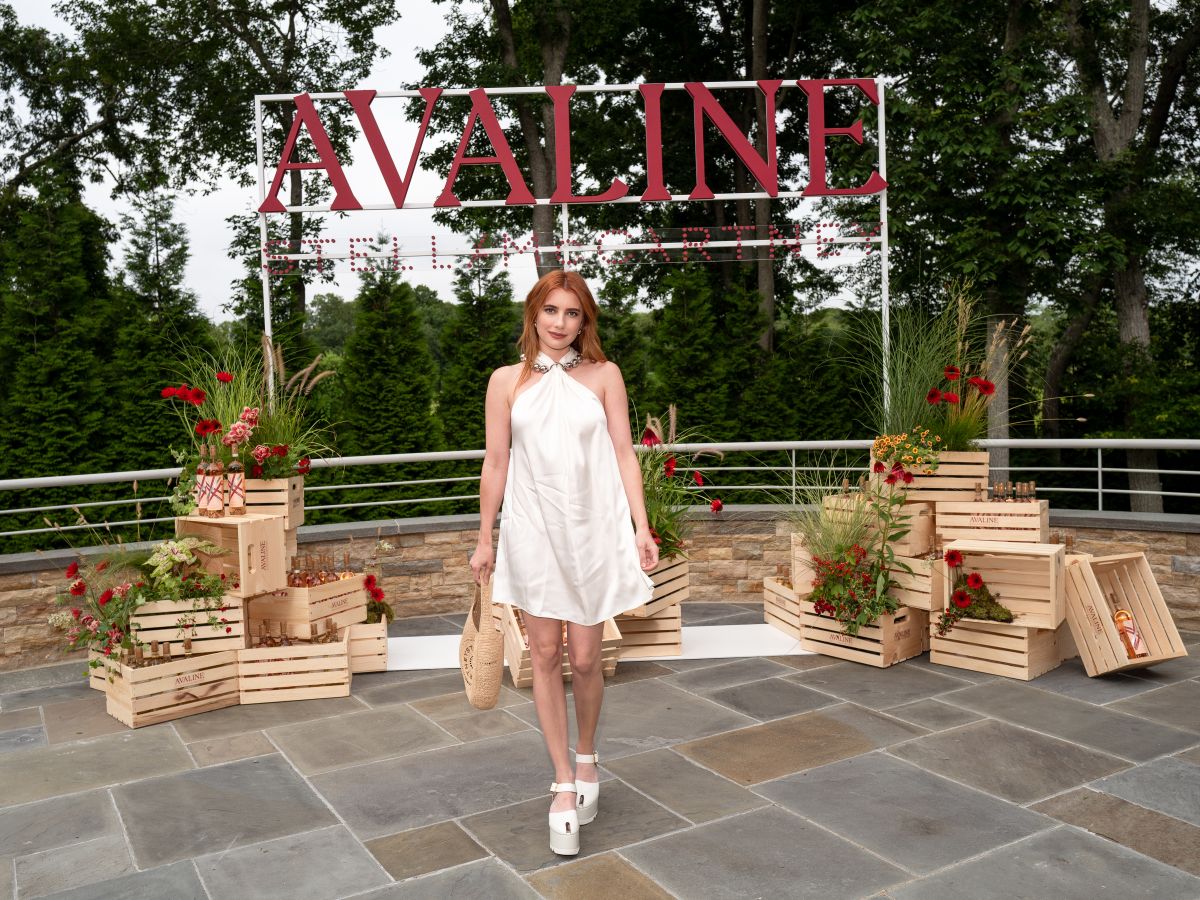 Emma Roberts at Avaline x Stella Event, July 2025