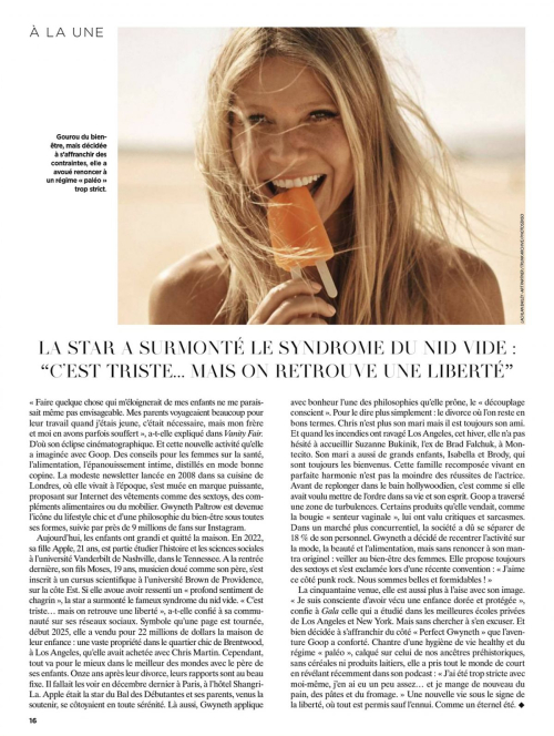 Gwyneth Paltrow in Gala France Editorial, July 2025 1