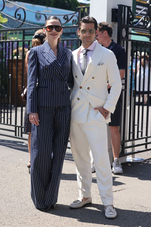 Hayley Atwell at Wimbledon Day 13 Match, July 2025 2