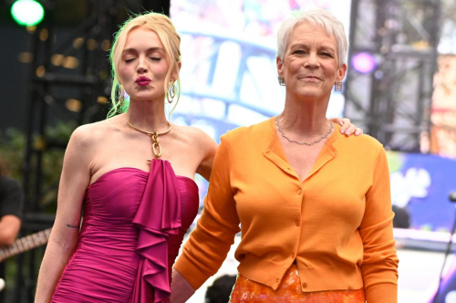 Jamie Lee Curtis and Lindsay Lohan at Freakier Friday July 2025 2