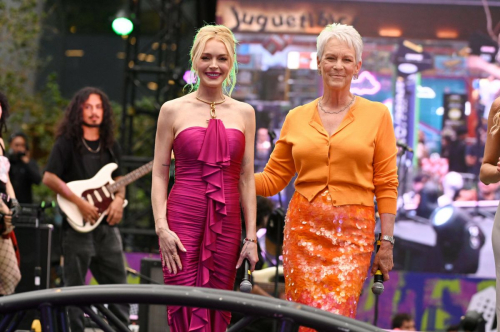 Jamie Lee Curtis and Lindsay Lohan at Freakier Friday July 2025 5