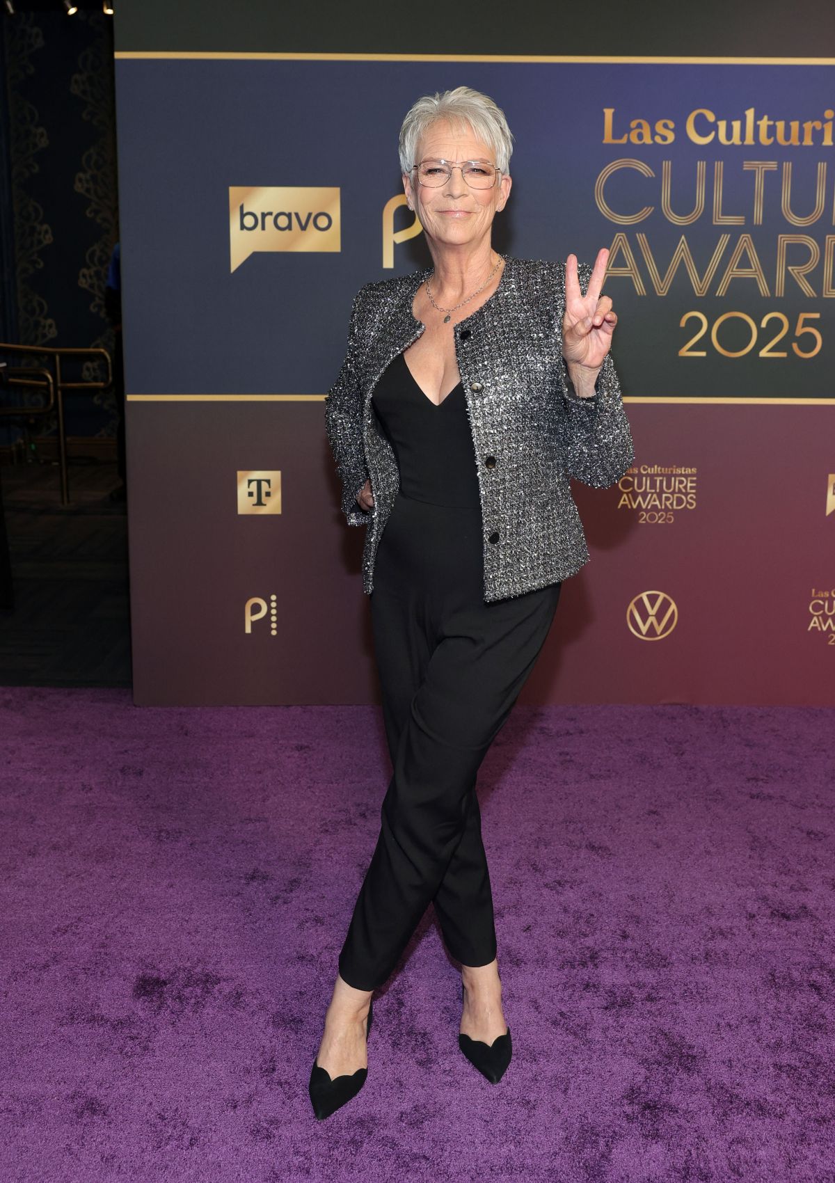 Jamie Lee Curtis at Las Culturistas Awards, July
