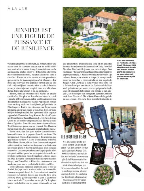 Jennifer Aniston in Gala France editorial, July 2025 2