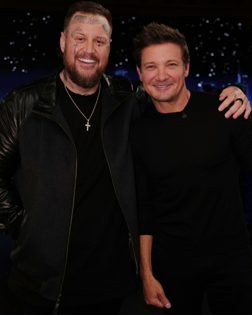 Jeremy Renner appears on Jimmy Kimmel Live, July 2025 1