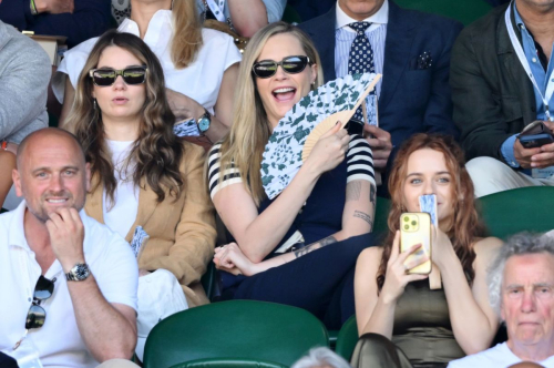 Joey King Competes at Wimbledon Tennis, July 2025 6