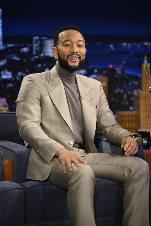 John Legend on Tonight Show Starring Jimmy Fallon, March 2025