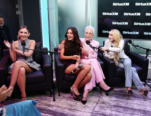 Julia Butters and Sophia Hammons at SiriusXM, July 2025 1