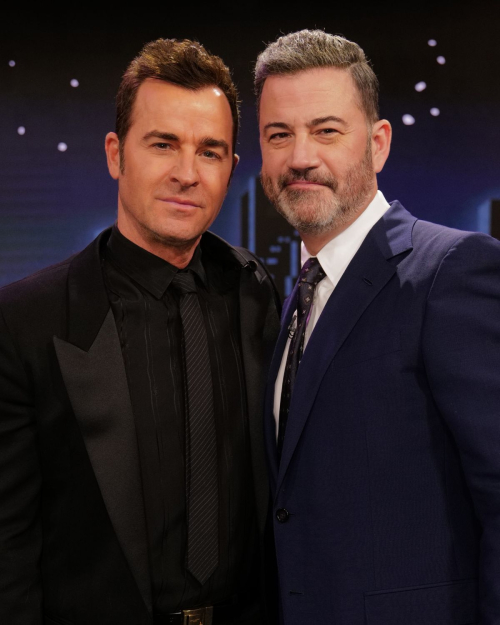 Justin Theroux on Jimmy Kimmel Live, February 2025 1