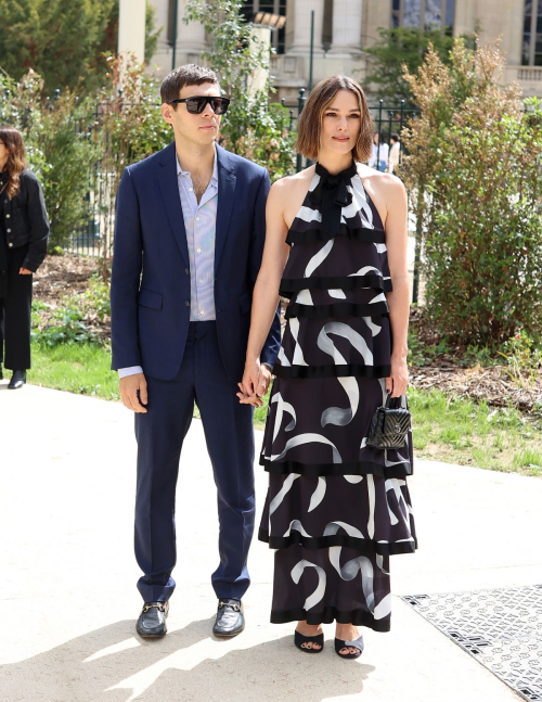 Keira Knightley at Chanel couture show, July 2025