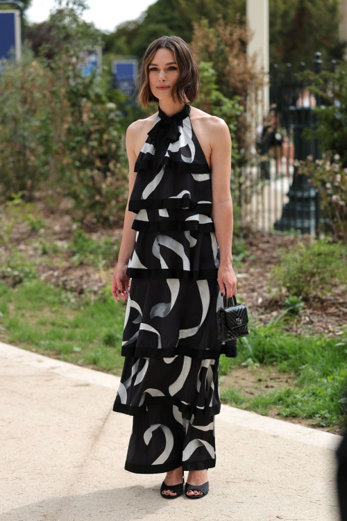 Keira Knightley at Chanel couture show, July 2025