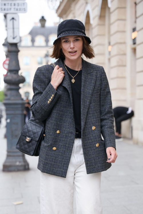 Keira Knightley out in Paris city, July 2025 1