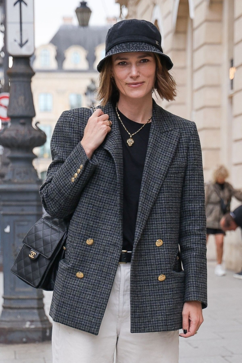 Keira Knightley out in Paris city, July 2025 2