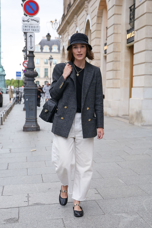 Keira Knightley out in Paris city, July 2025 3