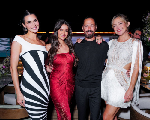 Kendall, Nina & Kate at Superyacht Launch in Rome, June 2025