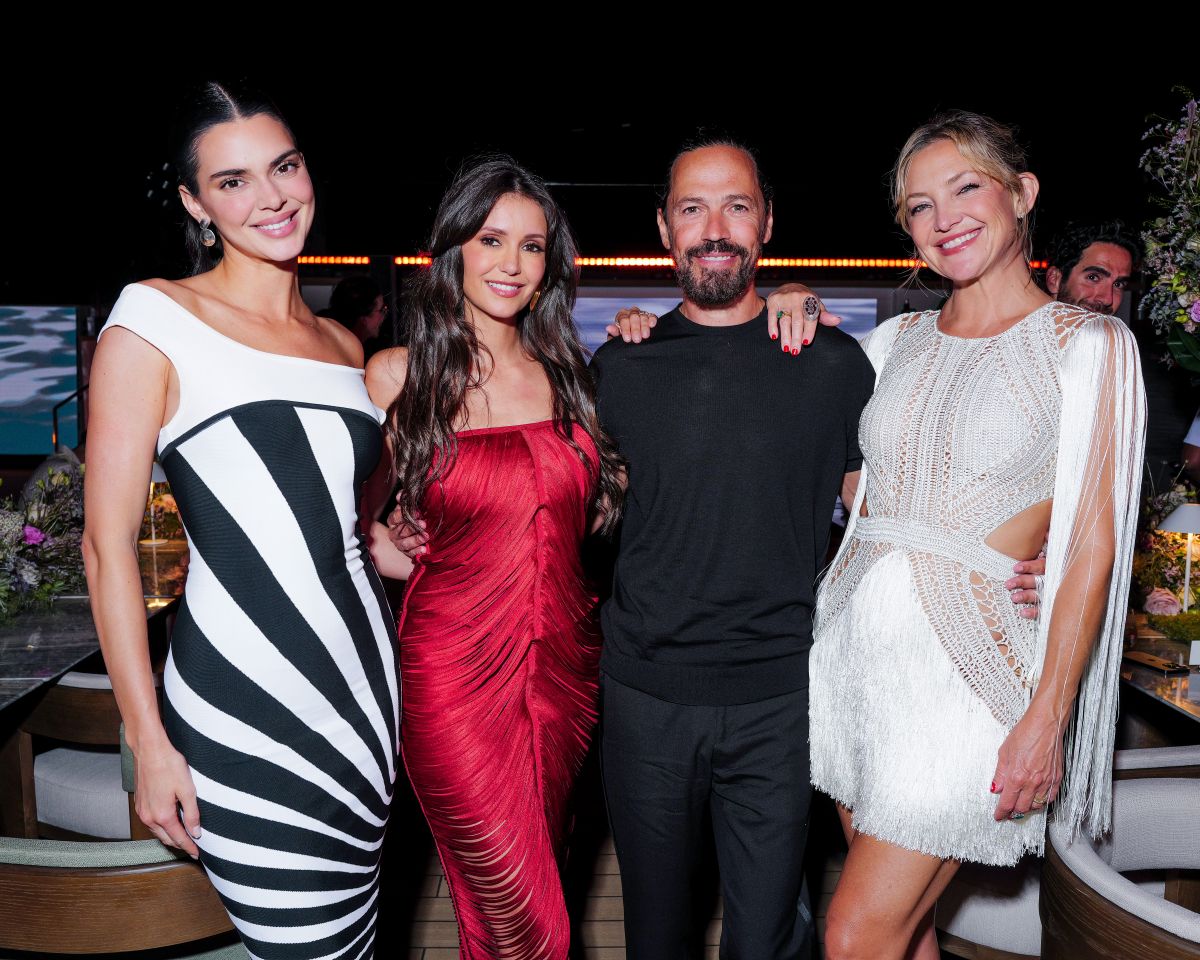 Kendall, Nina & Kate at Superyacht Launch in Rome, June 2025